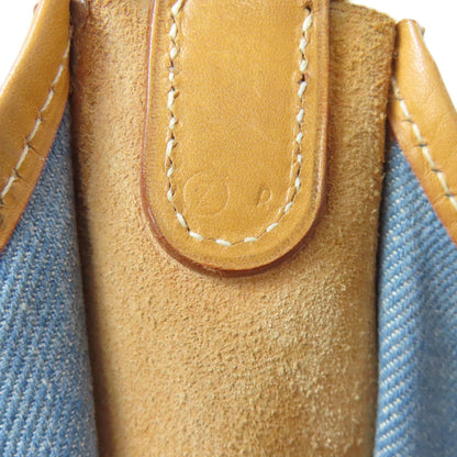 Hermes Herms Evelyne Gm Gold Hardware Shoulder Bag In Denim