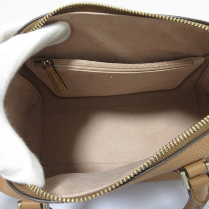 Kate Spade Zip Cord Medium Satchel Tote Bag Shoulder Brown