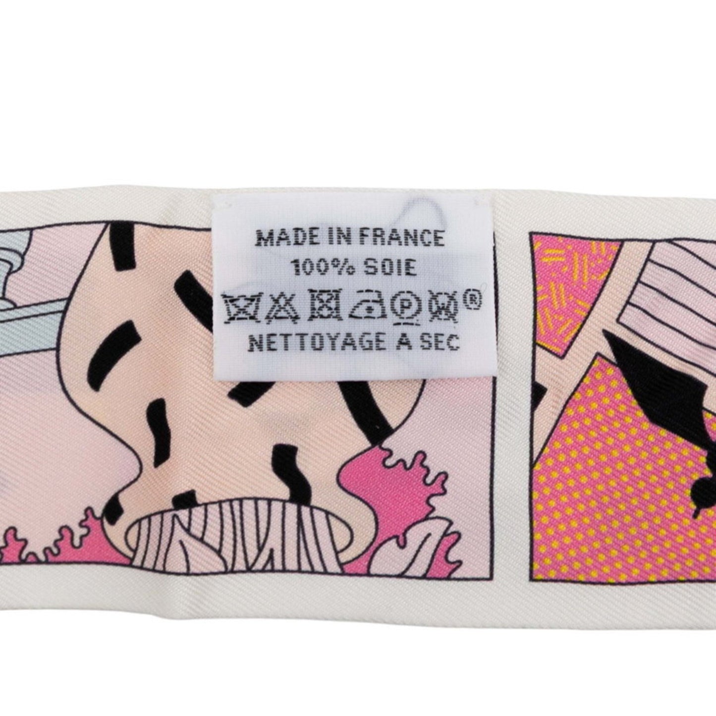 Hermes Herms Twilly Factory Suite Scarf/Muffler In White