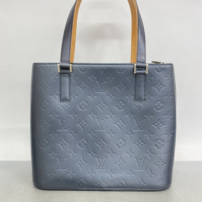 Louis Vuitton Monogram Matte Stockton Tote Bag M55115 Blue