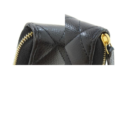 Chanel Matelasse Coco Mark Long Wallet Grained Calfskin