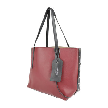 Jimmy Choo Jimmy Choo Twist East West Tote Bag Leather Black Bordeaux Handbag Shoulder Shopping