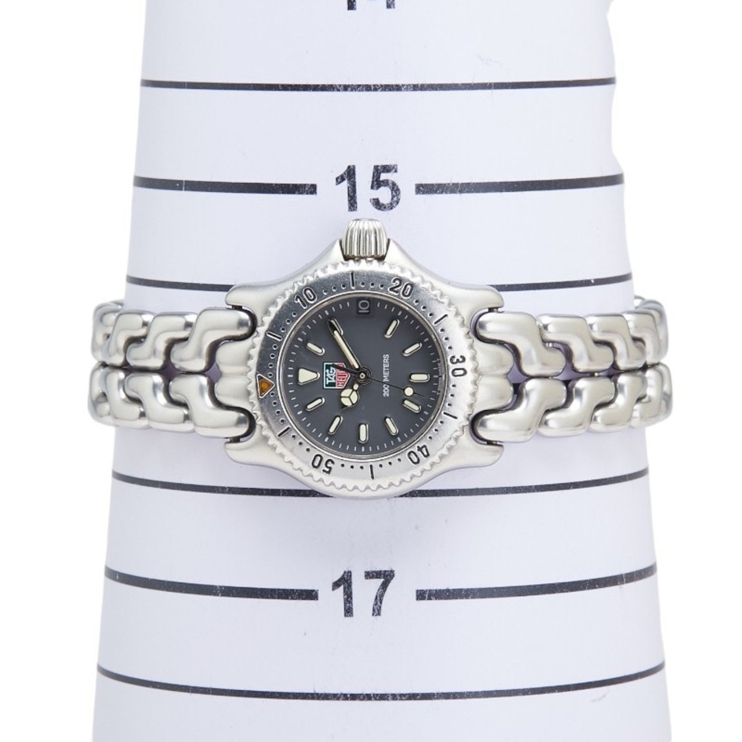 Tag Heuer Professional Watch S99.208M Quartz Black Dial Stainless Steel