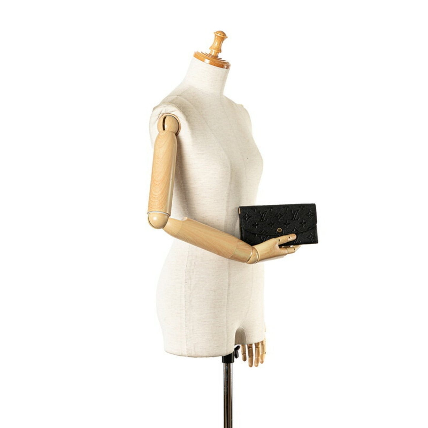 Louis Vuitton Monogram Empreinte Portefeuille Emily Long Wallet M62369 Noir Black Leather