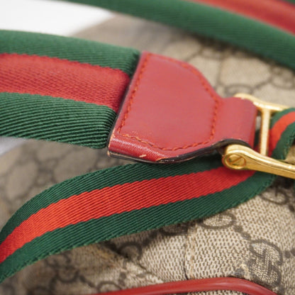 Gucci Backpack/Daypack Gg Supreme Sherry Line 427042 Beige Red