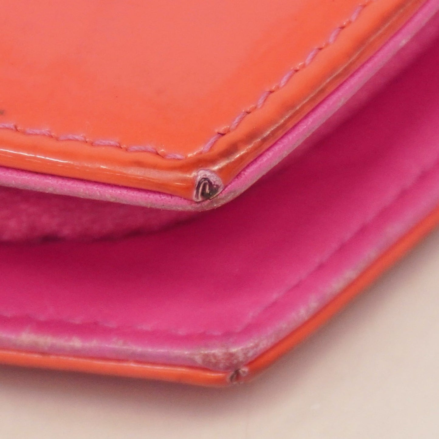 Leather Chanel Long Wallet (Bi-Fold) Patent