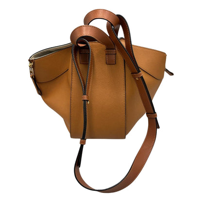 Loewe Hammock Small 2-Way Shoulder Bag In Brown Calfskin
