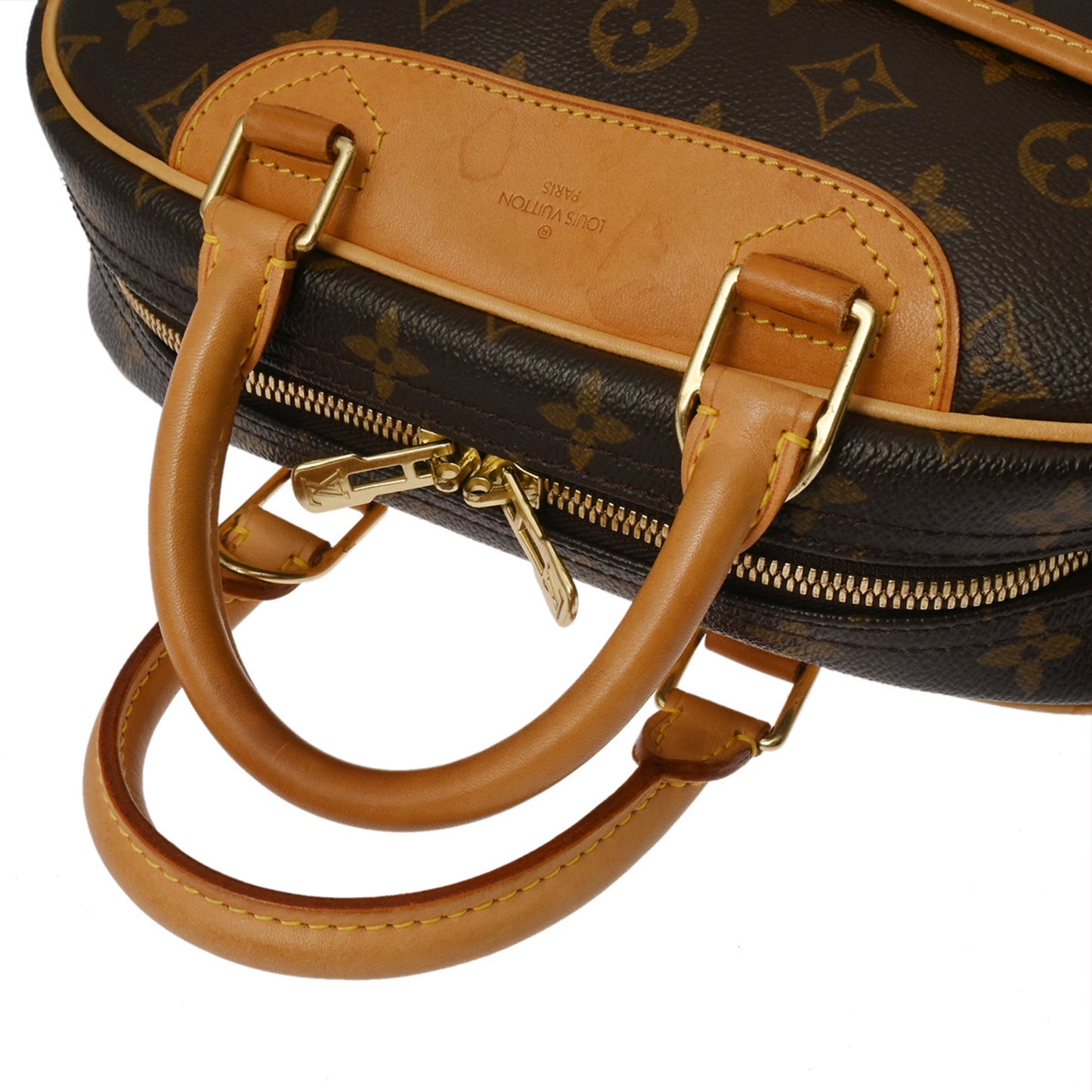 Louis Vuitton Monogram Trouville Brown M42228 Women'S Canvas Handbag