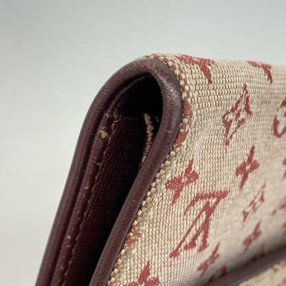 Louis Vuitton Monogram Mini Tri-Fold Wallet Porte Tresor International M92244