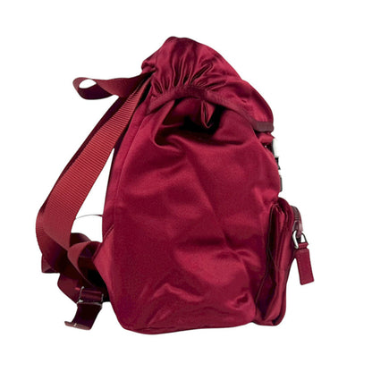 Prada Satin Burgundy Backpack