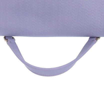 Like New Zanellato Postina L Brandine 2-Way Leather Handbag 30134005 Purple 0617