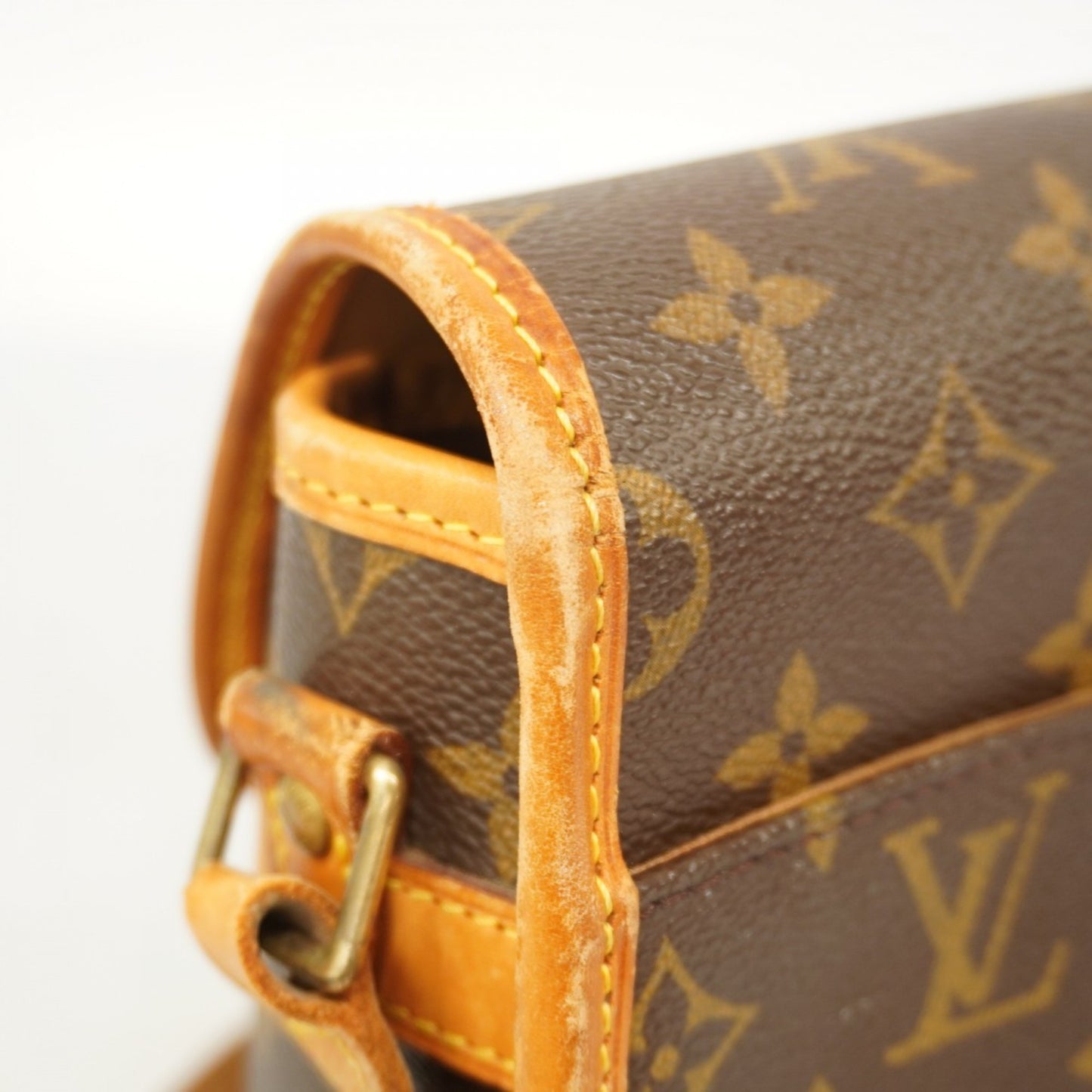 Louis Vuitton Monogram Sologne Shoulder Bag M42250 Brown