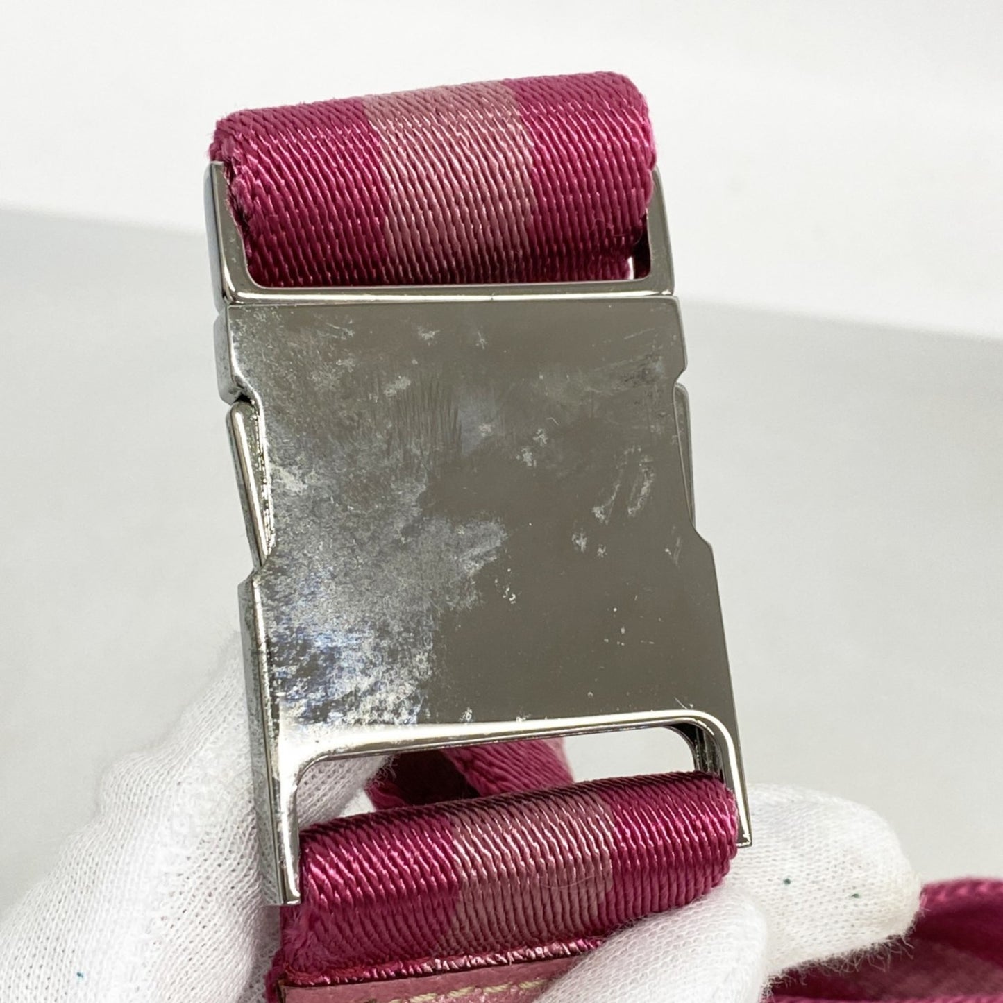 Gucci Waist Bag Gg Canvas 162962 Beige Pink