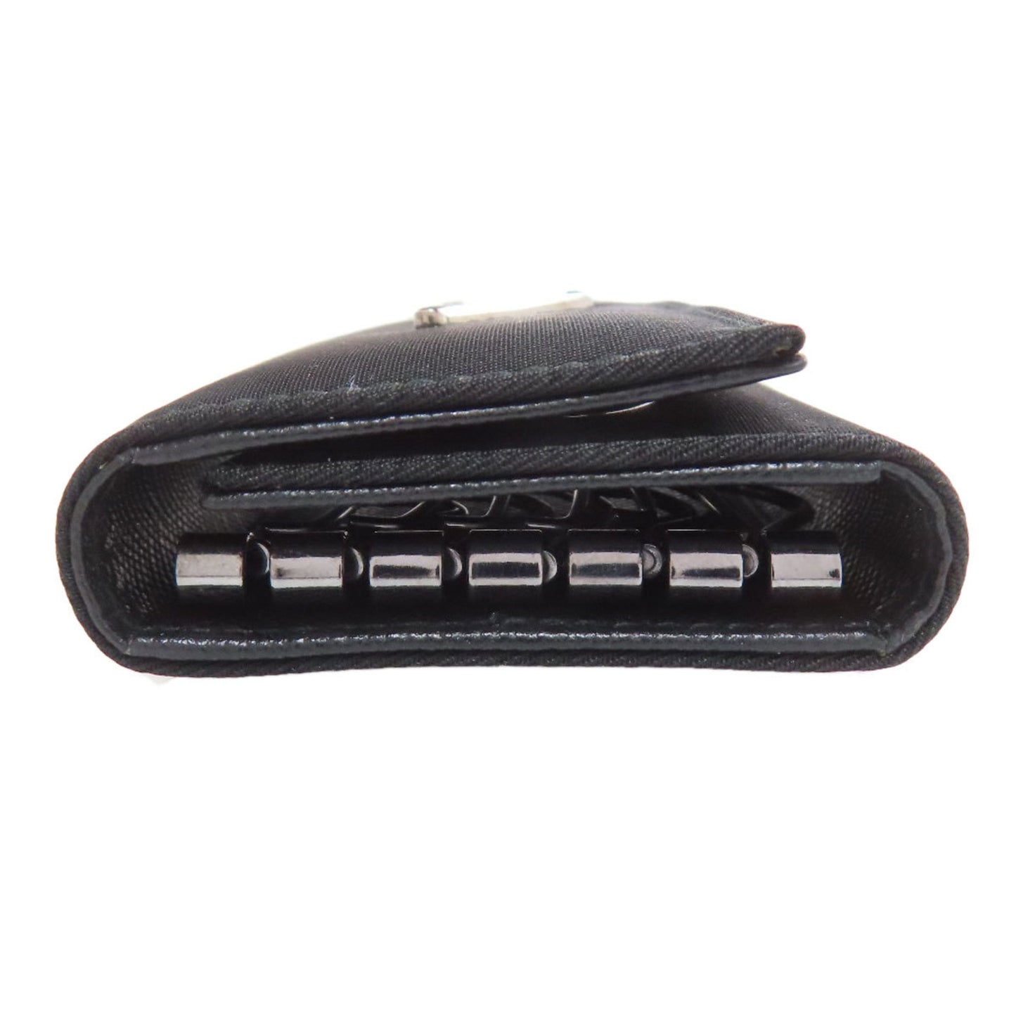 Prada Logo Metal Key Case