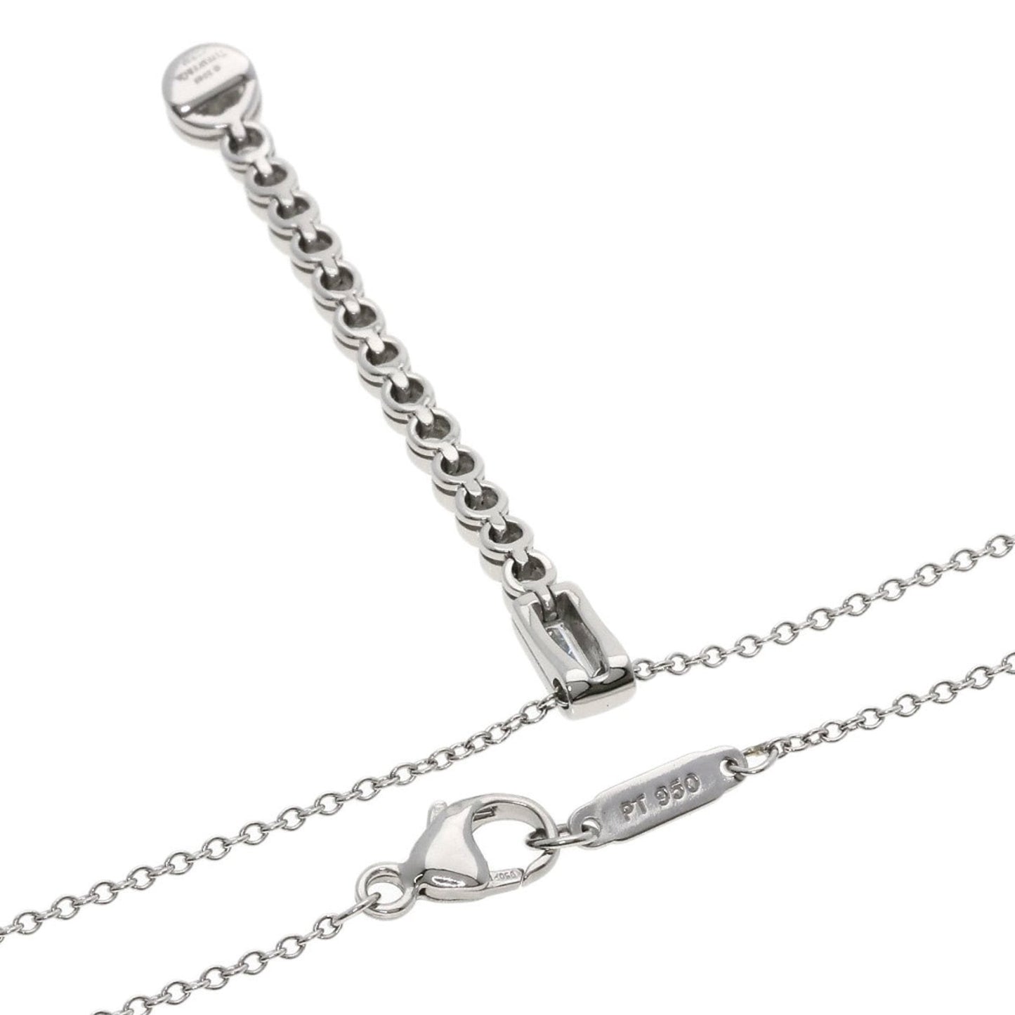 Tiffany & Co. Jazz Drop Diamond Necklace In Platinum Pt950