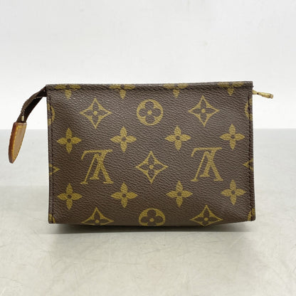 Louis Vuitton Monogram Poche Toilette 15 Pouch M47546 Brown