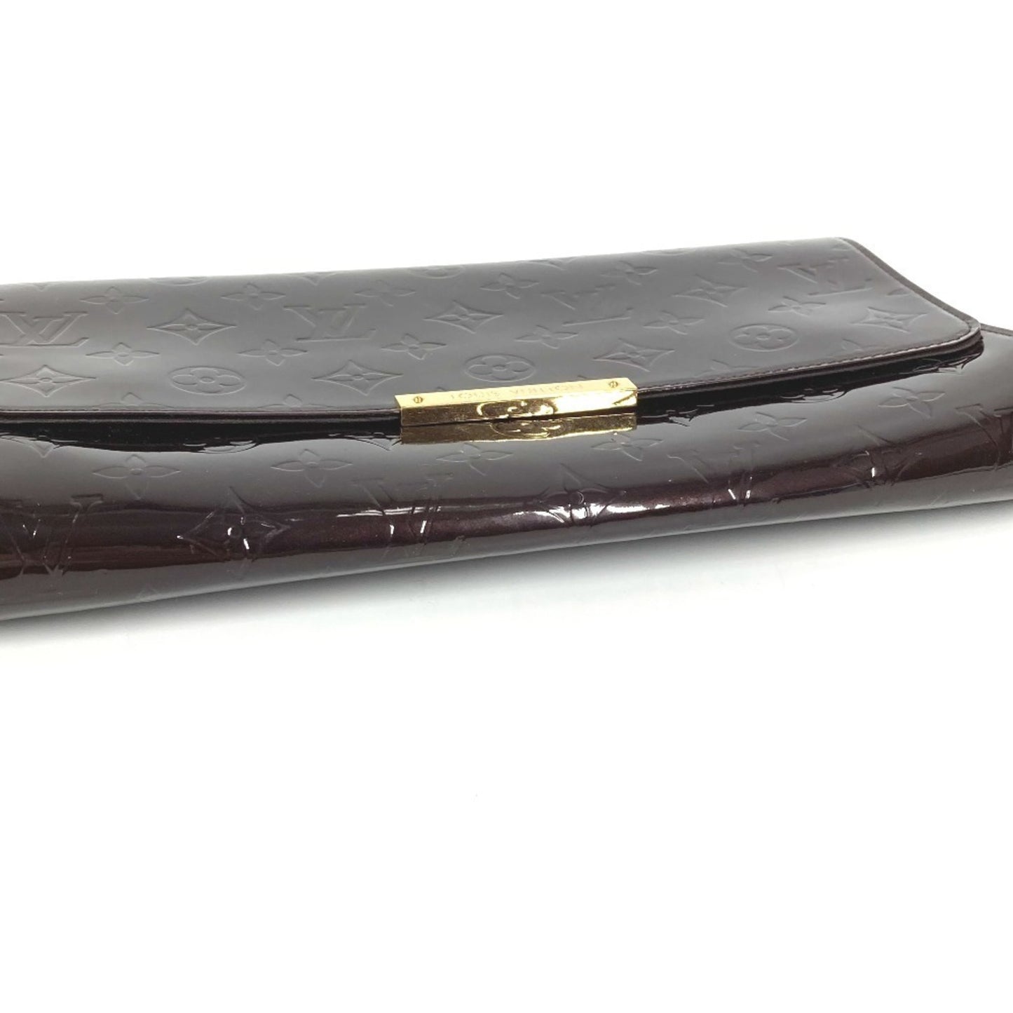 Louis Vuitton M91548 Monogram Vernis Robertson Bag Pouch Flap Clutch In Canvas