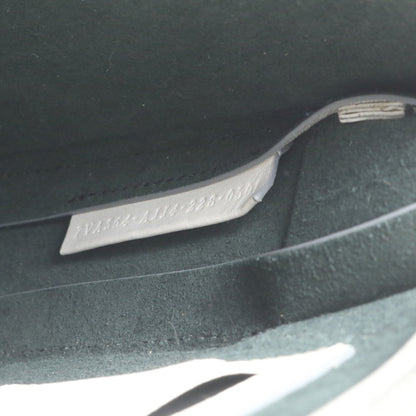 Fendi Zucca Ff Leather Second Bag/Clutch/Pouch Gray