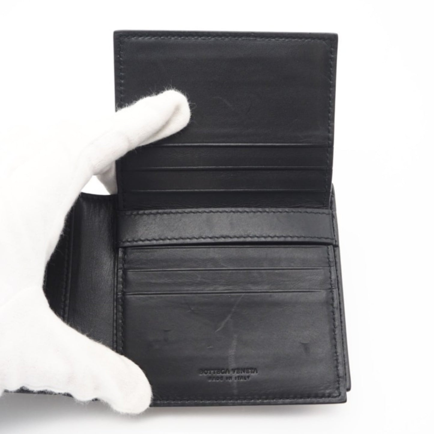 Bottega Veneta Bi-Fold Wallet with Intrecciato