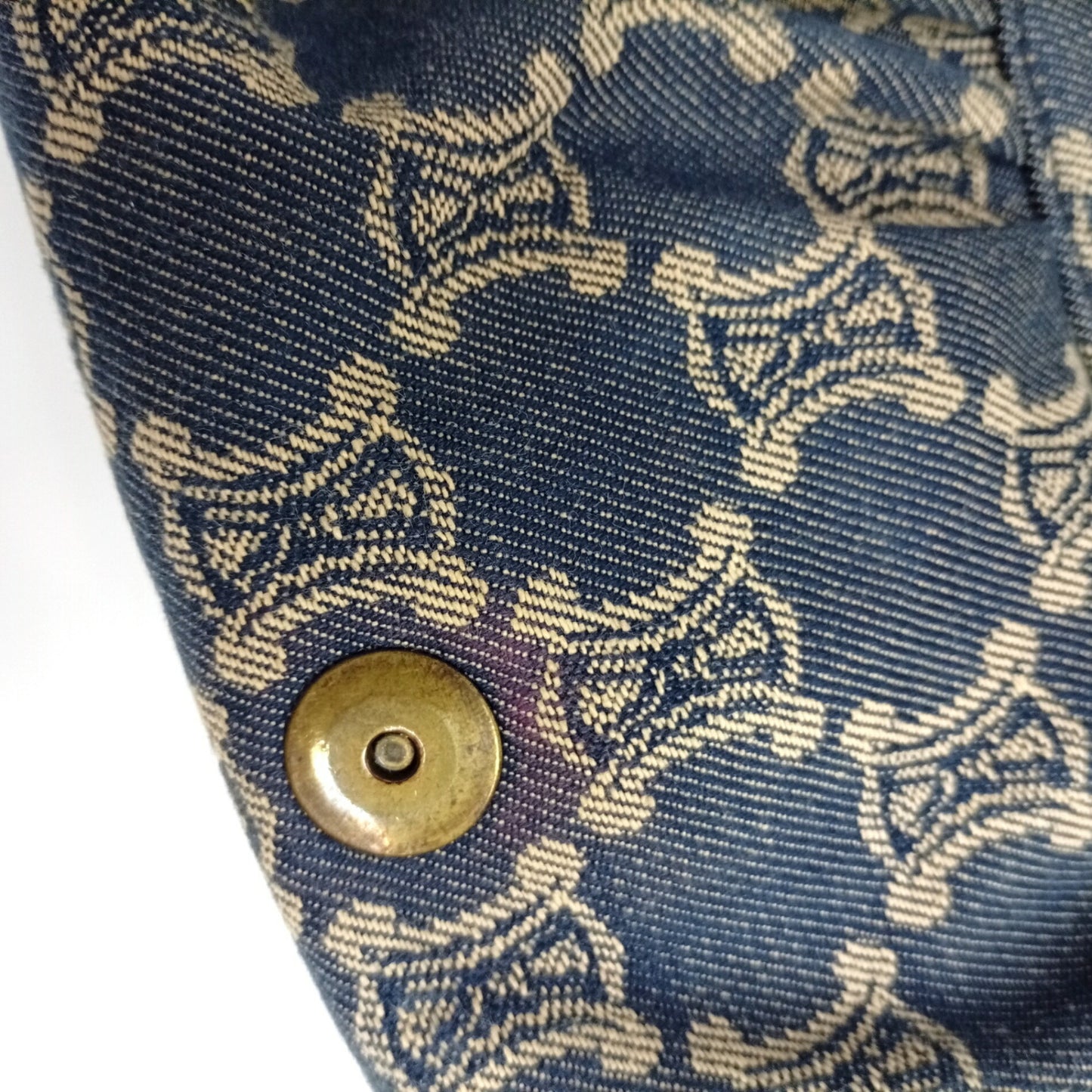 Celine Paris Macadam Denim Handbag