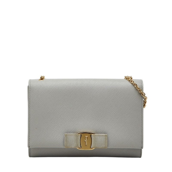 Leather Salvatore Ferragamo Shoulder Bag