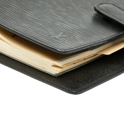 Louis Vuitton Epi Agenda Mm Notebook Cover R20202 Noir Black Leather