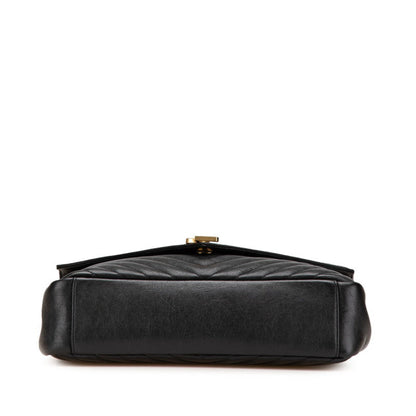 Saint Laurent Ysl Monogram V-Stitch Handbag/Shoulder Bag