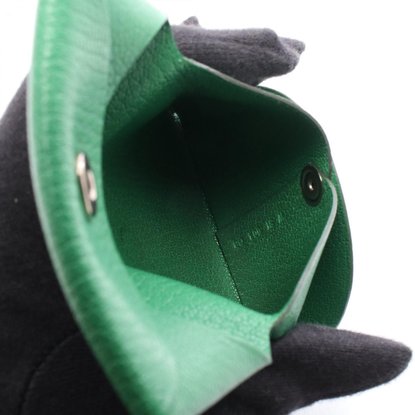 Leather Hermes Coin Purse/ Coin Case Chevre