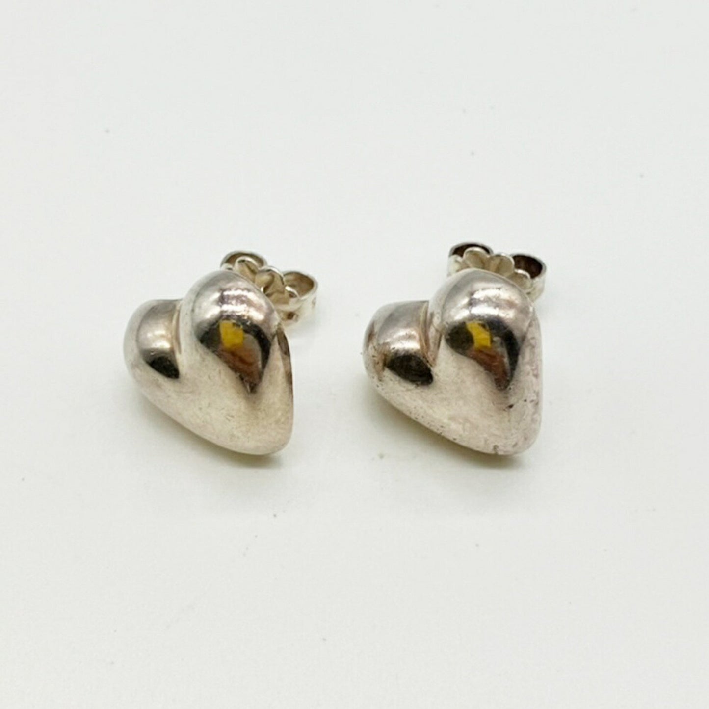 Tiffany Heart Motif Earrings In 925 Silver. Tiffany & Co.