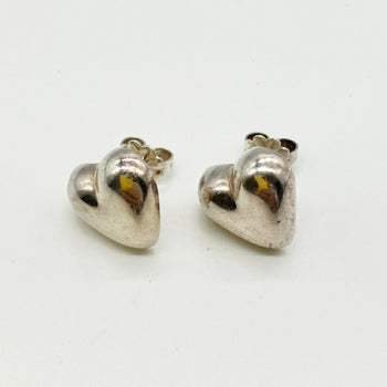 Tiffany Heart Motif Earrings In 925 Silver. Tiffany & Co.