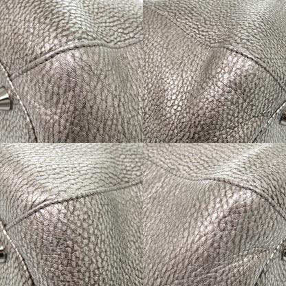 Jimmy Choo Leather Silver Shoulder Bag 0639 Jimmy Choo