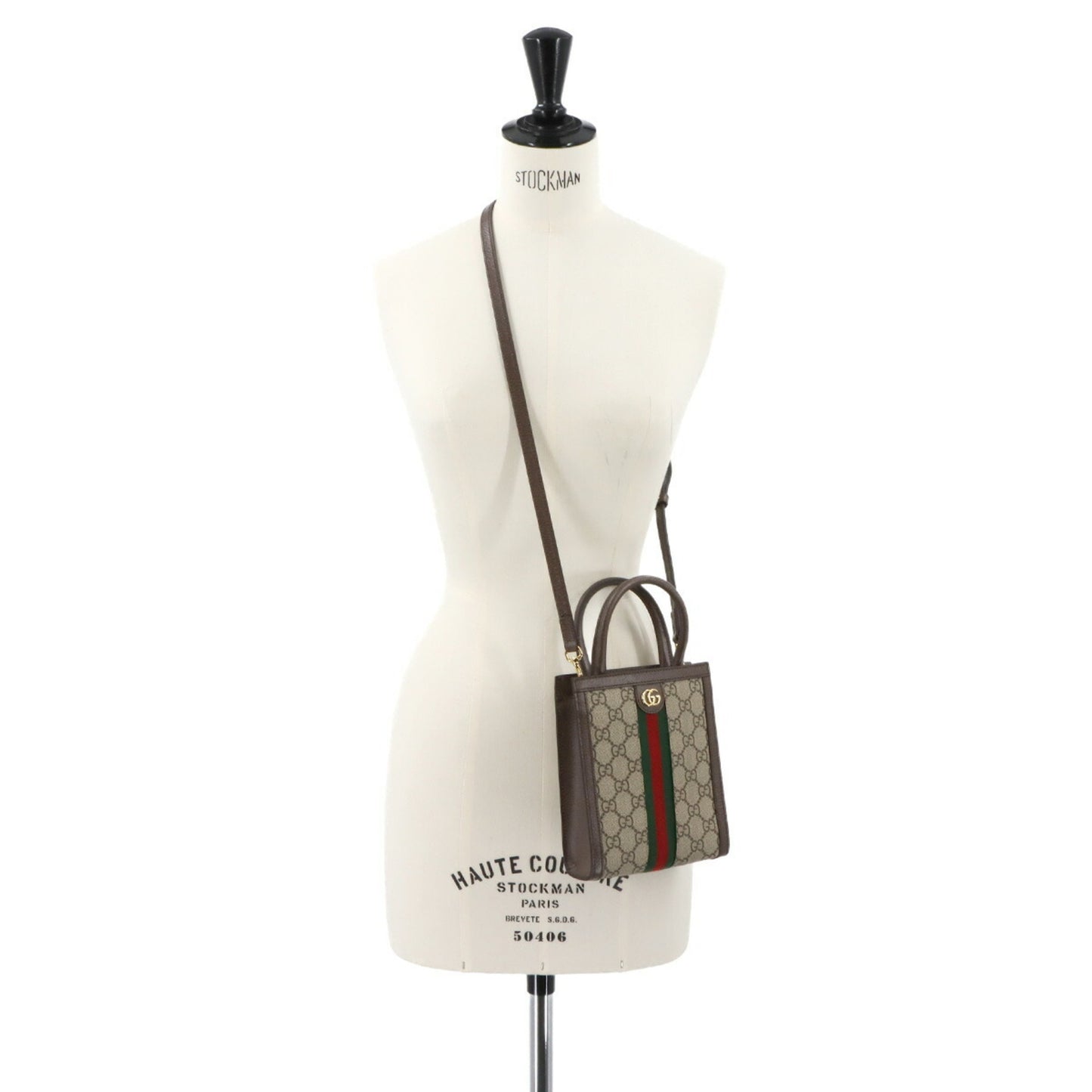 Gucci Ophidia 2-Way Hand/Shoulder Bag In Gg Supreme Canvas