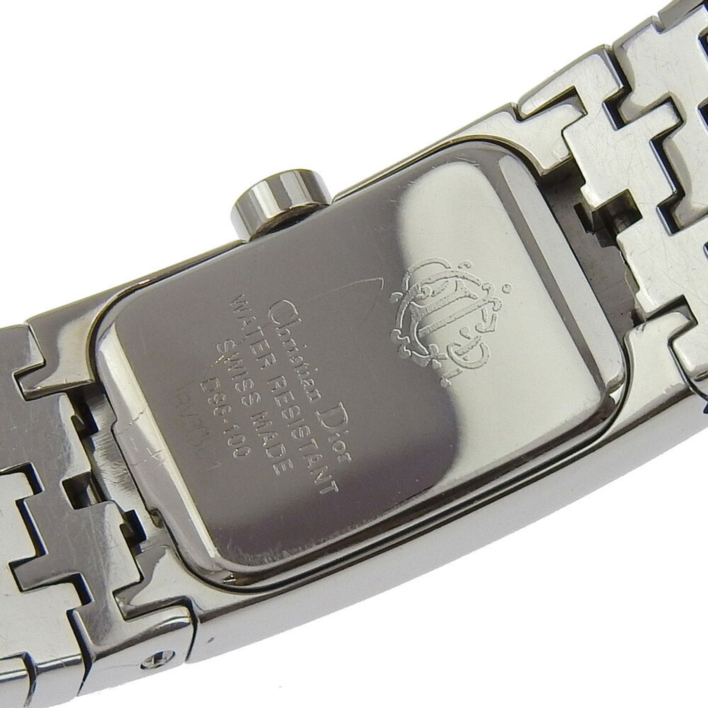 Dior Diophyllic Watch D96-100 Stainless Steel Quartz Analog Display White Dial