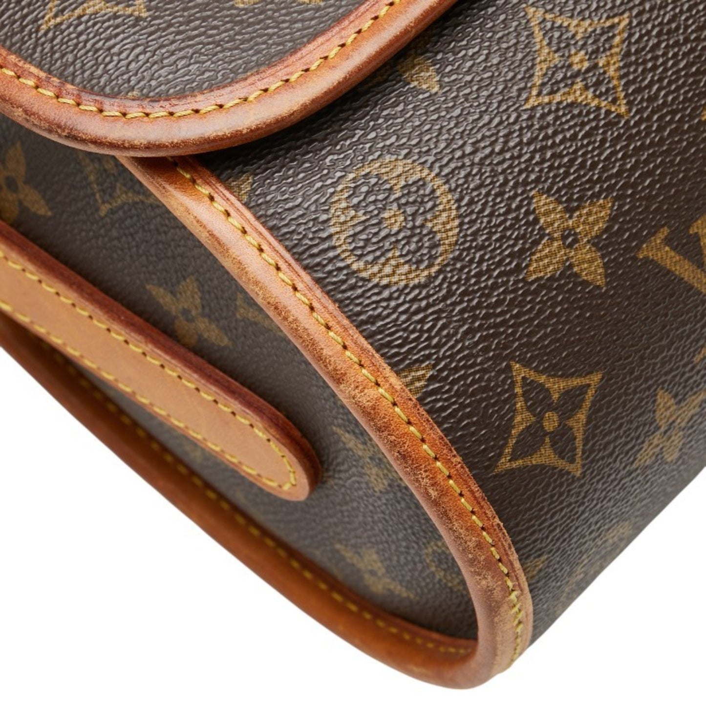 Louis Vuitton Monogram Marne Shoulder Bag M51369 Brown Leather