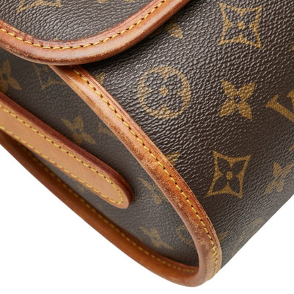 Louis Vuitton Monogram Marne Shoulder Bag M51369 Brown Leather