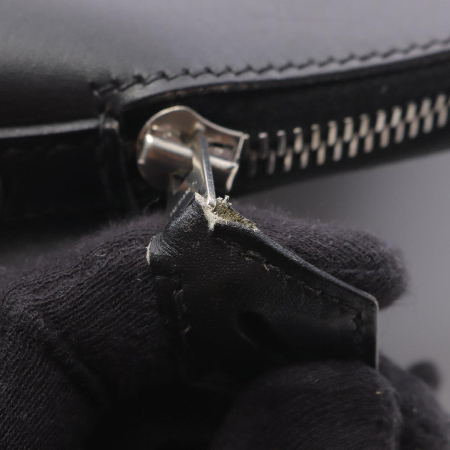 Hermes Herms Bolide 35 Handbag In Box Calf Leather