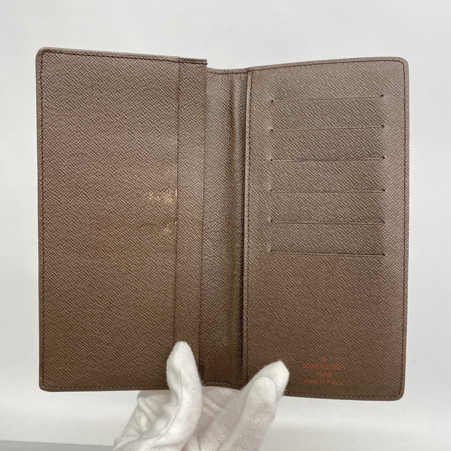 Louis Vuitton Long Wallet Damier Porte Carte Credit N60825 Ebene