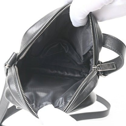Saint Laurent Sid Crossbody Bag Shoulder 581700 Leather Black E-157142