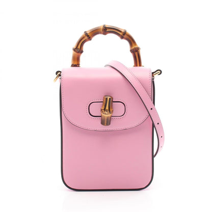 Gucci Bamboo Handbag Leather