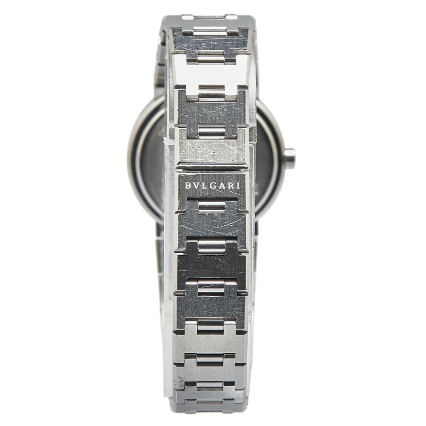 Bvlgari Watch Bb26Ss Quartz Black Dial Stainless Steel