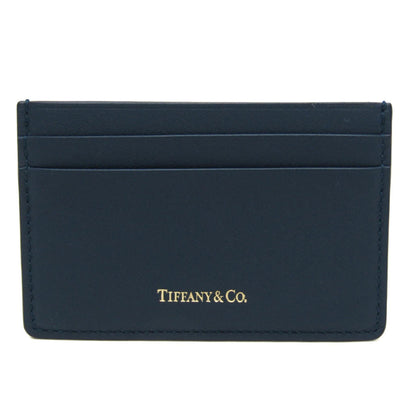 Tiffany Leather Card Case Navy