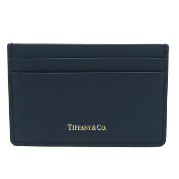 Tiffany Leather Card Case Navy