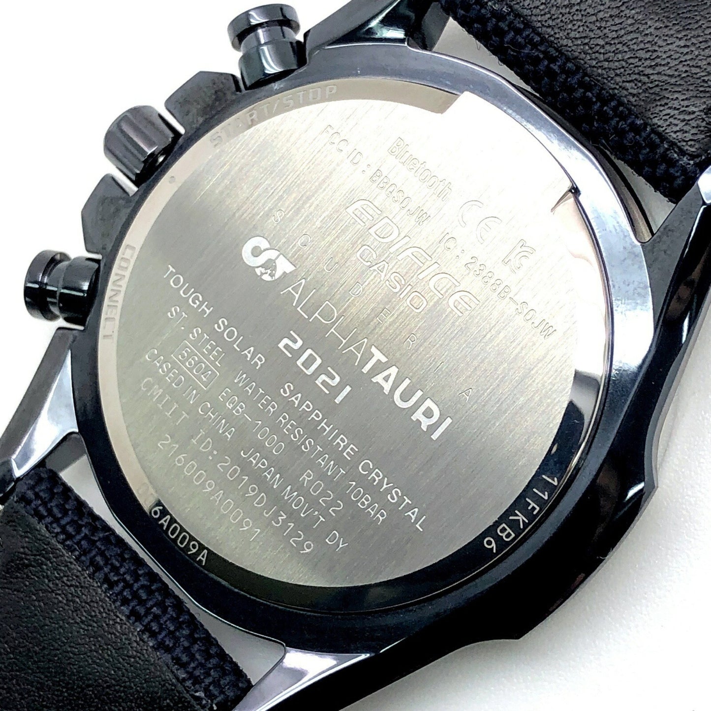 Casio Edifice Eqb-1000 Series Eqb-1000At-1Ajr Watch With Tough Solar Technology