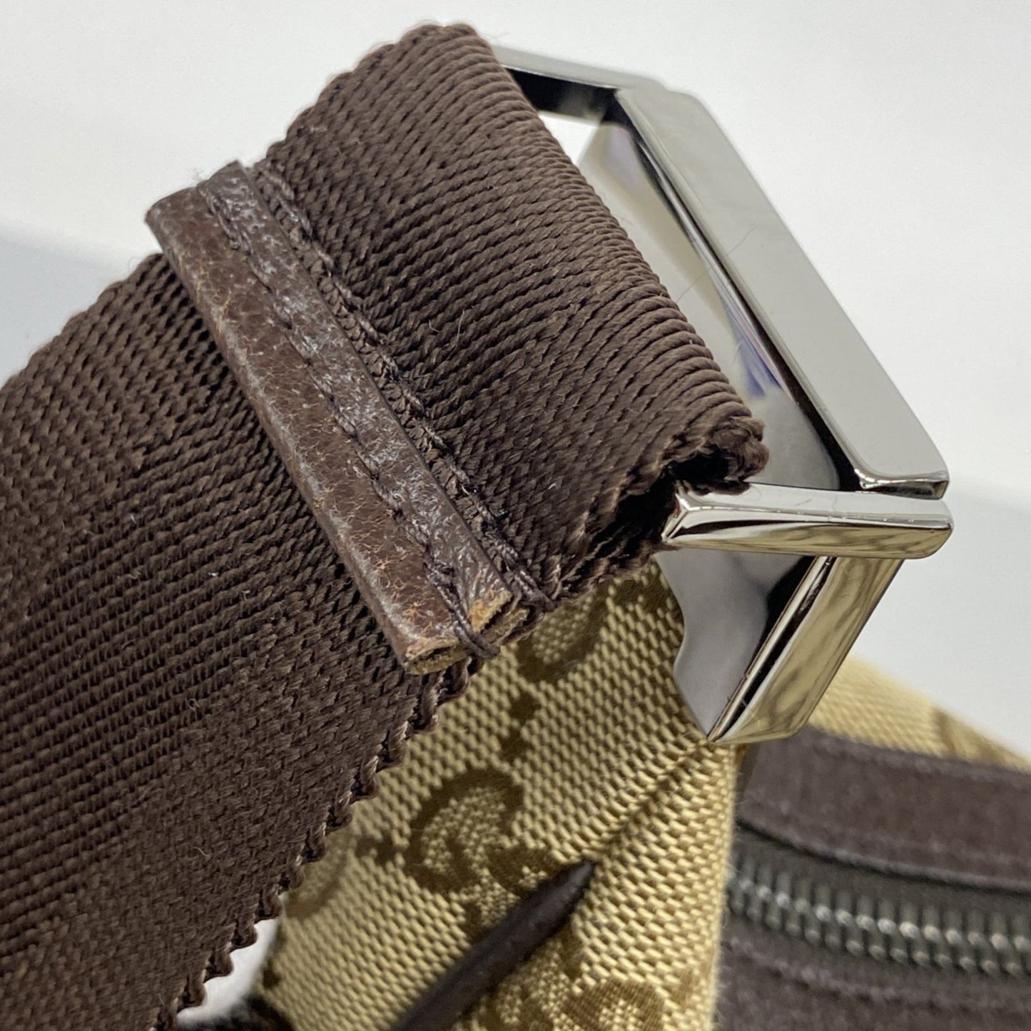 Gucci Gg Canvas Shoulder Bag 122790 Brown