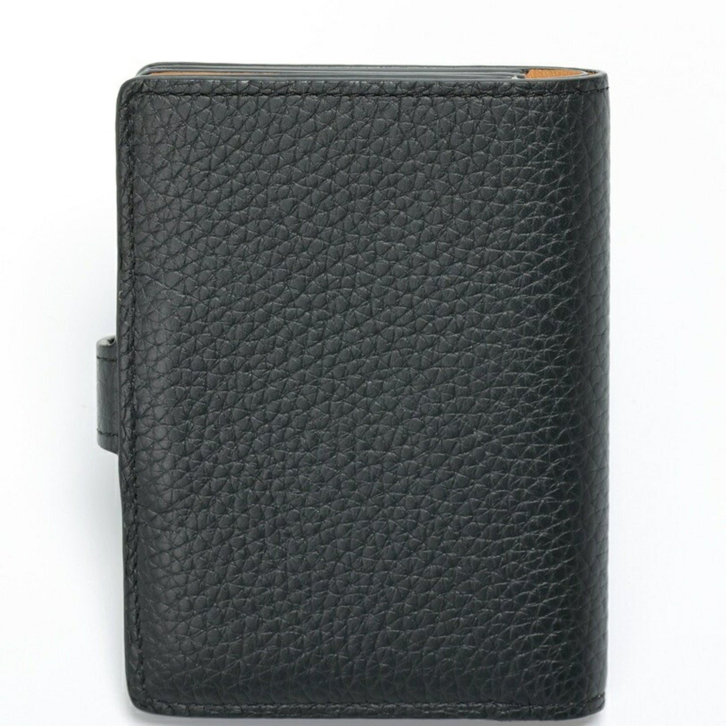Louis Vuitton Lv Vertical Wallet Compact M81561 Taurillon Leather Noir S-157399