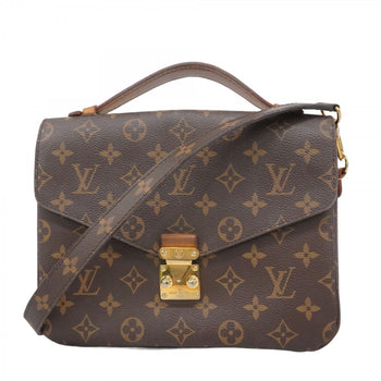 Louis Vuitton Monogram Pochette Metis Mm M44875 Brown 2-Way Bag