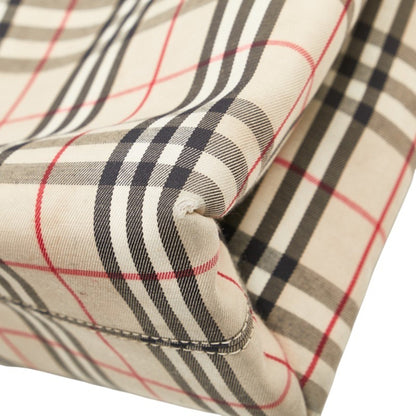 Burberry Nova Check Handbag In Beige Multicolor Canvas