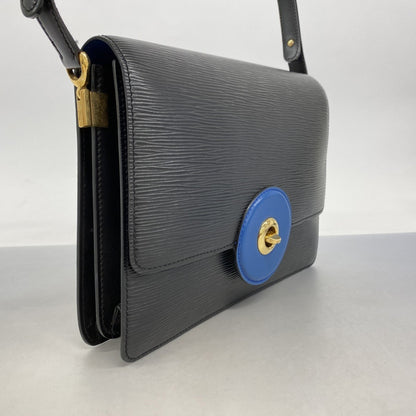 Louis Vuitton Epi Free Run Shoulder Bag M52415 Blue Noir