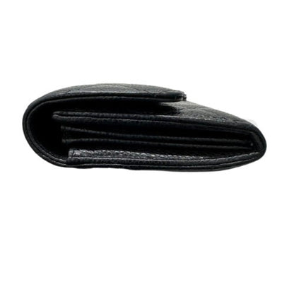 Chanel Classic Long Flap Wallet Matelasse Coco Mark Caviar Skin