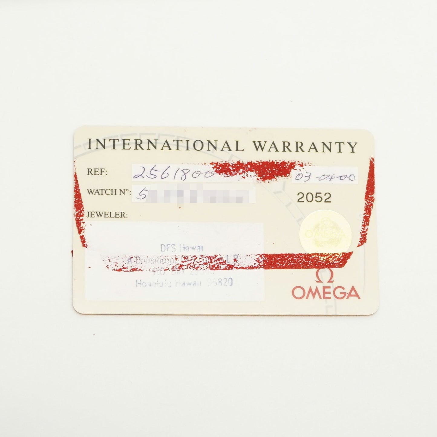 Omega Seamaster 2561.80 Navy Dial